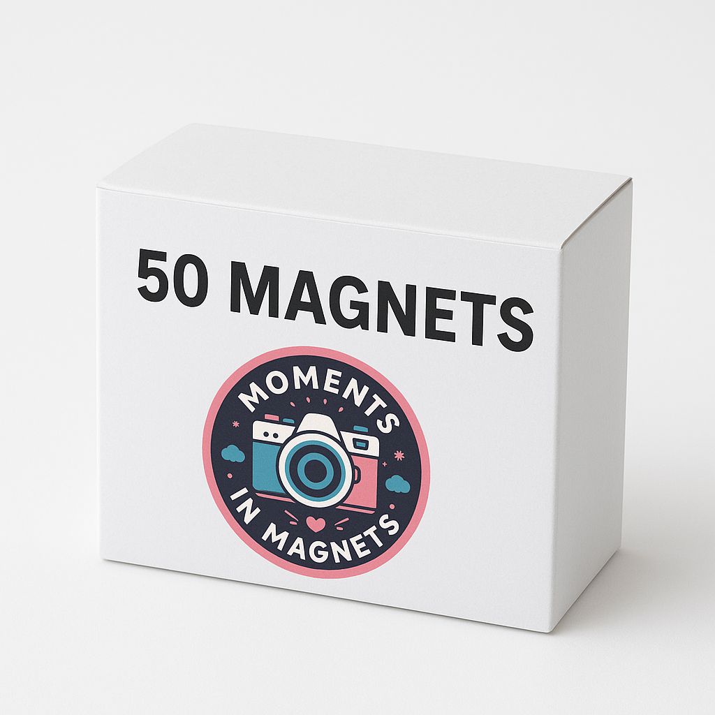 50-Pack Photo Magnets – Single Design