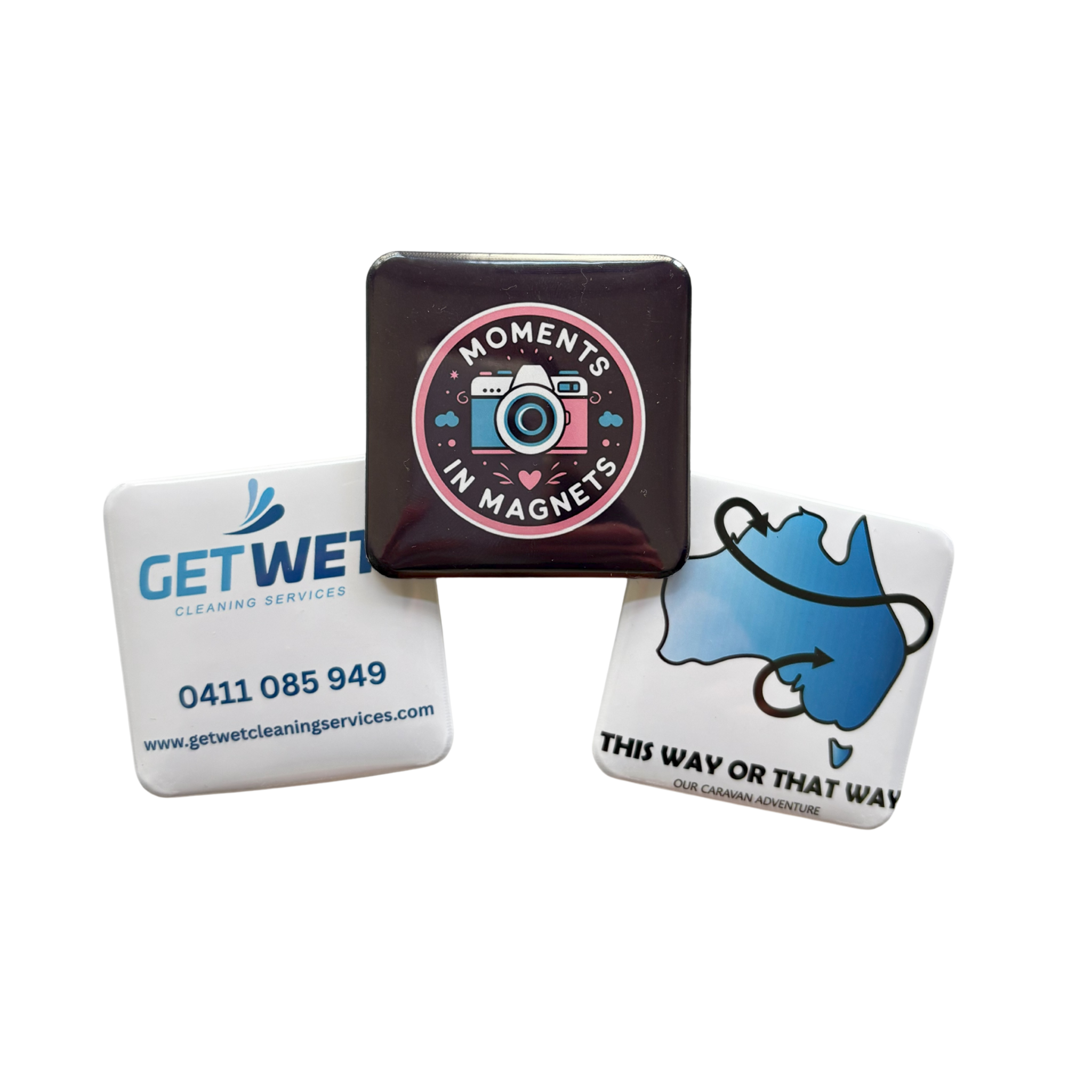 25-Pack Photo Magnets – Single Design