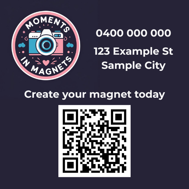 25-Pack Photo Magnets – Single Design